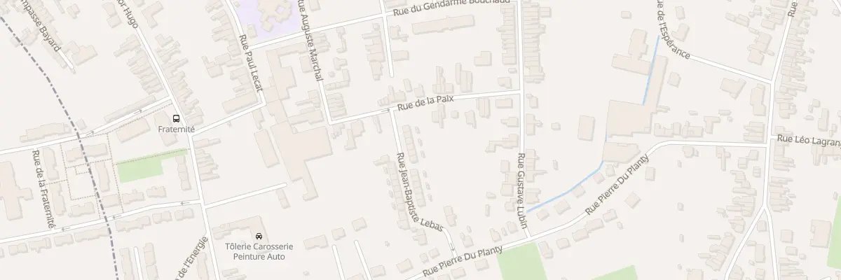 Plan du 36 Rue Jean Baptiste Lebas à Jeumont