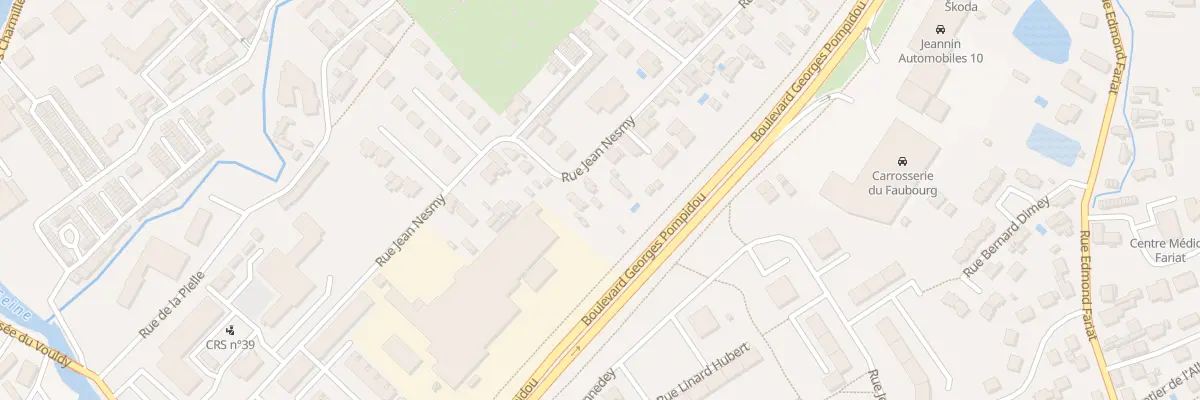 Plan du 24 Rue Jean Nesmy à Troyes