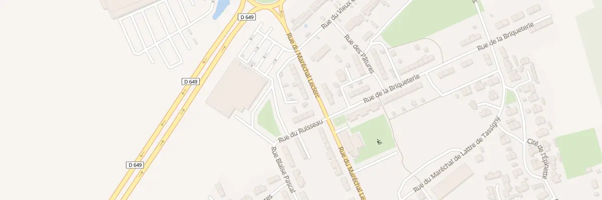 Plan du 746 Rue du Maréchal Leclerc à Jeumont