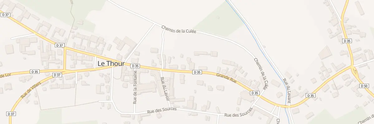 Plan du 5052 Le Thour Haut à Nanteuil-sur-Aisne