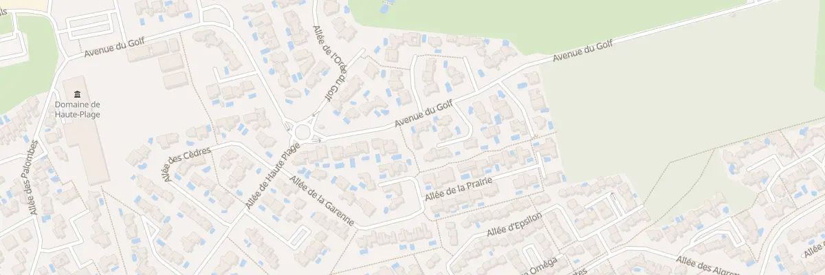 Plan du 510 Av du Golf à La Grande-Motte