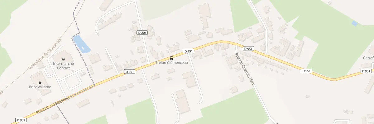 Plan du 49B Rue Georges Clémenceau à Trélon