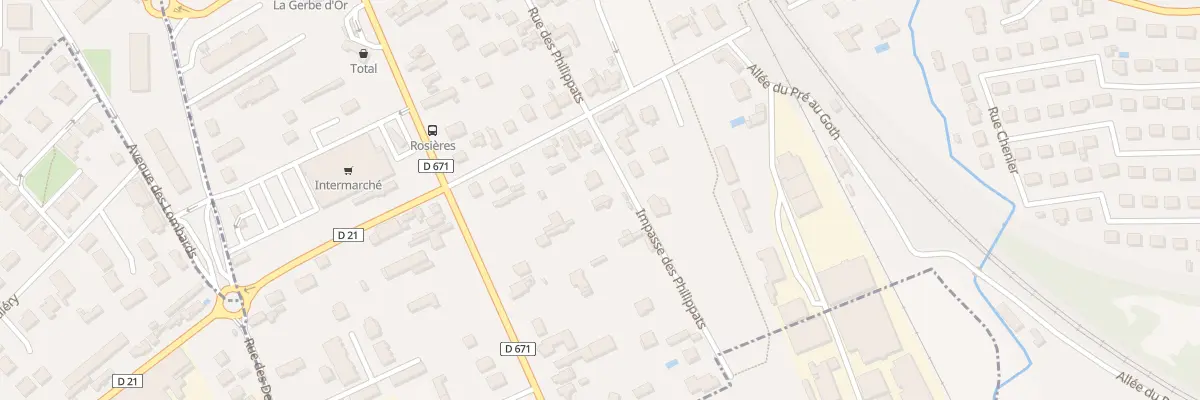 Plan du 8 Imp des Philippats à Saint-Julien-les-Villas