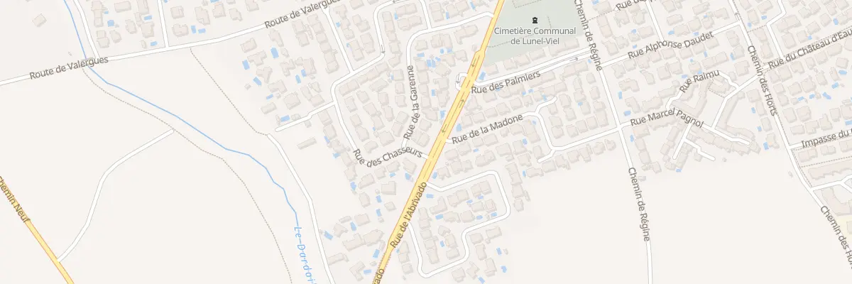 Plan du 15B Rue des Chasseurs à Lunel-Viel