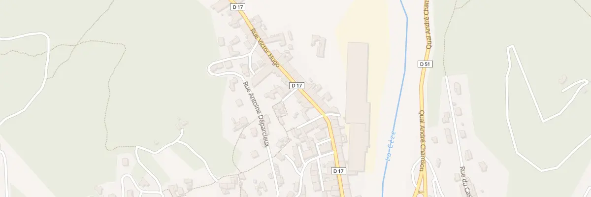 Plan du 8 Rue Victor Hugo à Bessèges