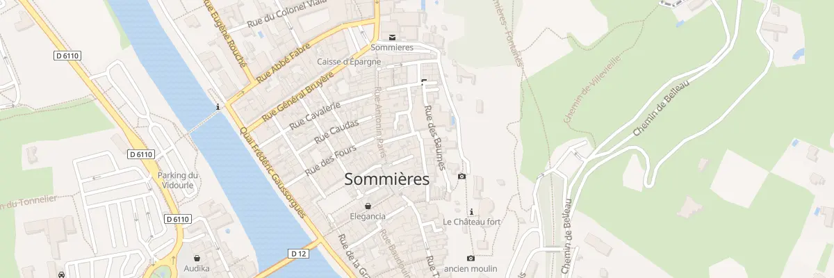 Plan du 2 Rue de la Monnaie à Sommières