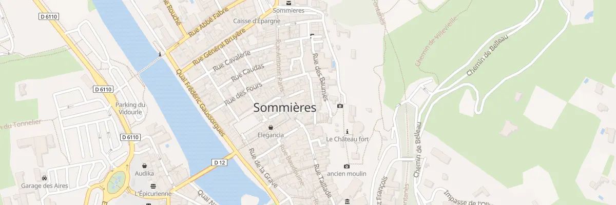 Plan du 10 Rue de la Monnaie à Sommières