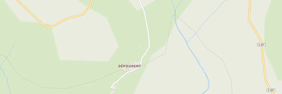 Plan du 5134 Depoudent Nord à Saint-Pierre-Saint-Jean