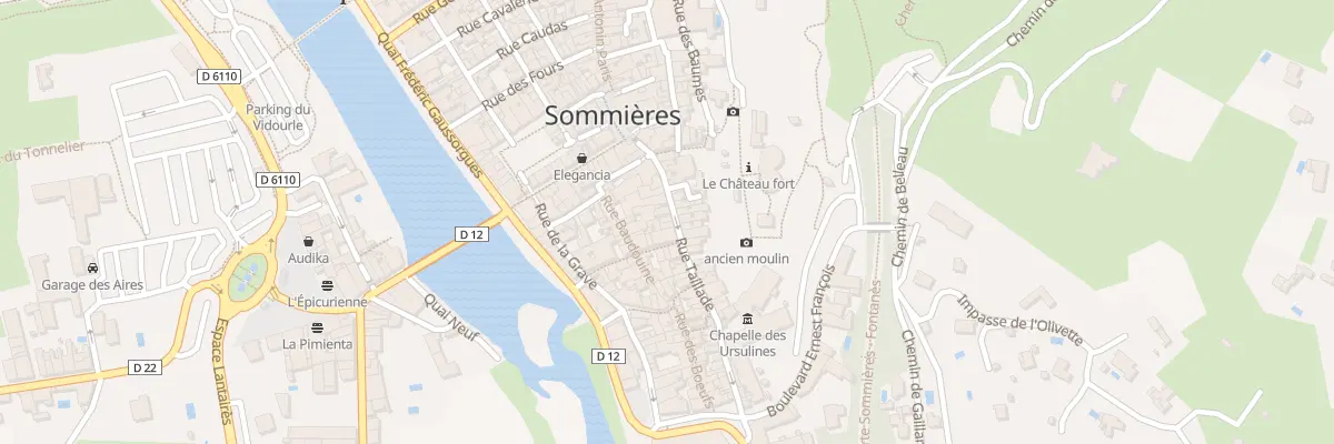 Plan du 20 Rue Taillade à Sommières