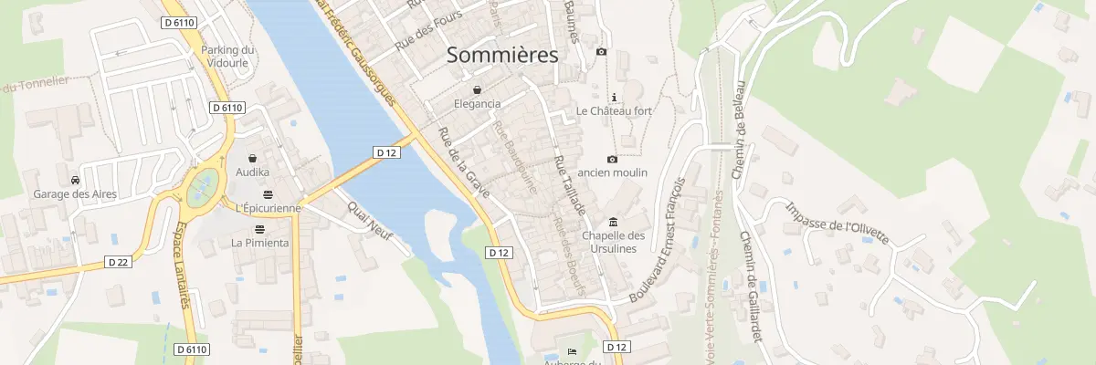 Plan du 28 Rue Taillade à Sommières