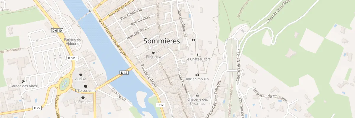 Plan du 13 Rue Taillade à Sommières