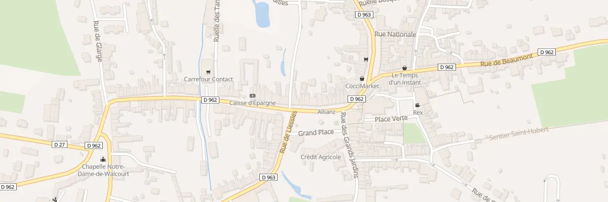 Plan du 24 Gpl Gd Place à Solre-le-Château