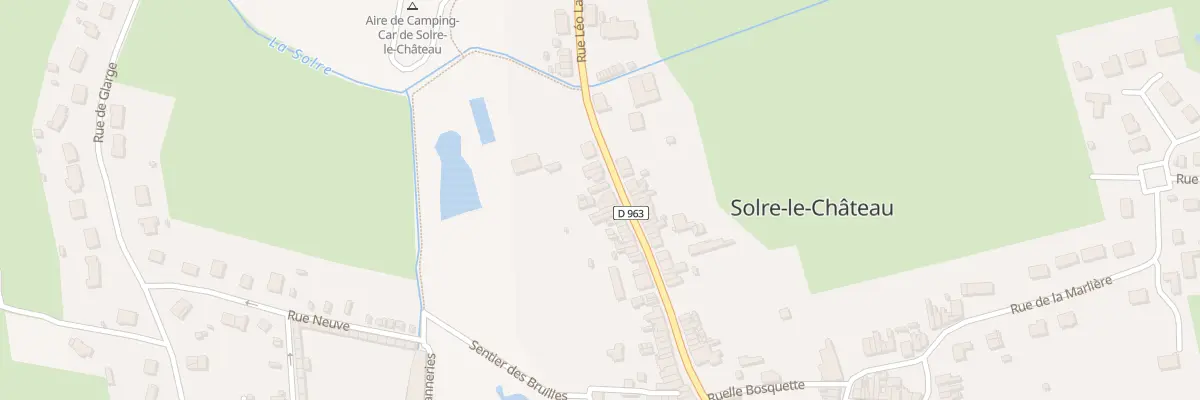 Plan du 80 Rue Leo Lagrange à Solre-le-Château
