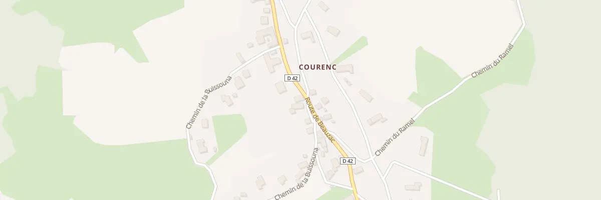 Plan du 5136 Courenc à Beaux