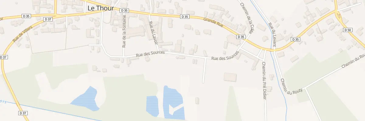 Plan du 5 Rue des Sources au Thour