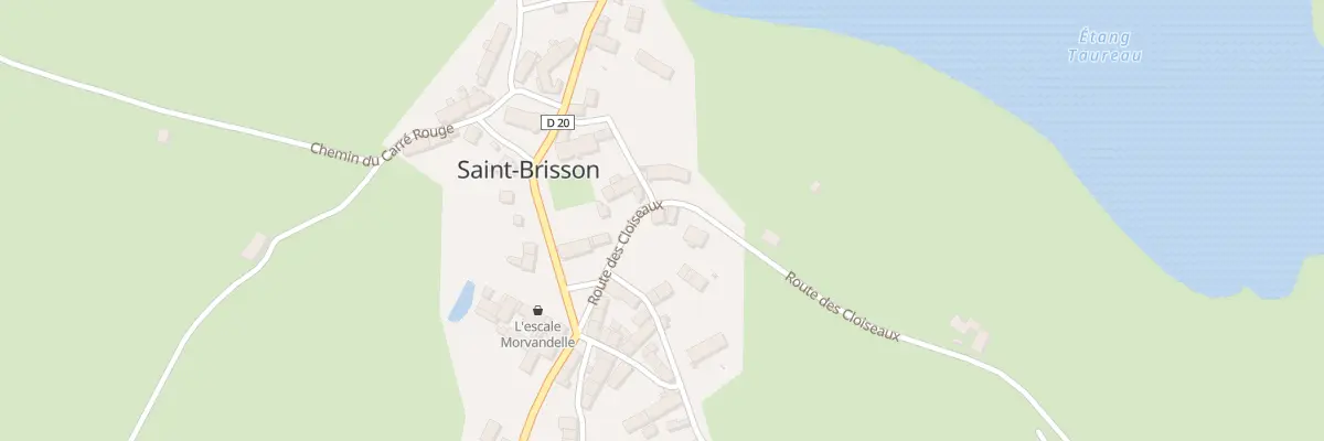 Plan du 104 Rte des Cloiseaux à Saint-Brisson