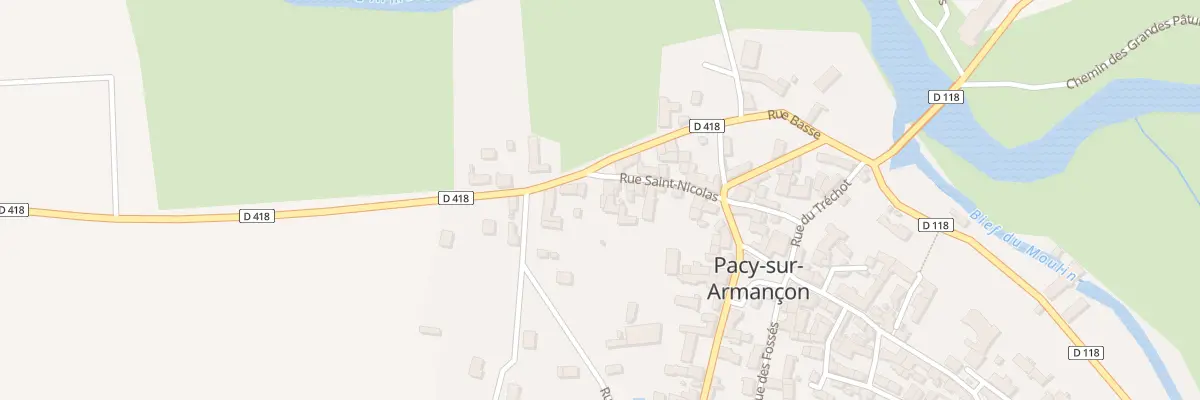 Plan du 15 Rue St Nicolas à Pacy-sur-Armançon