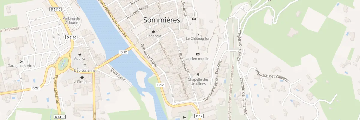 Plan du 28B Rue Taillade à Sommières