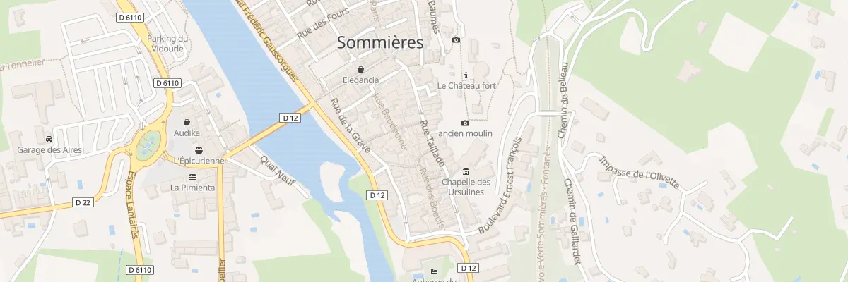 Plan du 30 Rue Taillade à Sommières