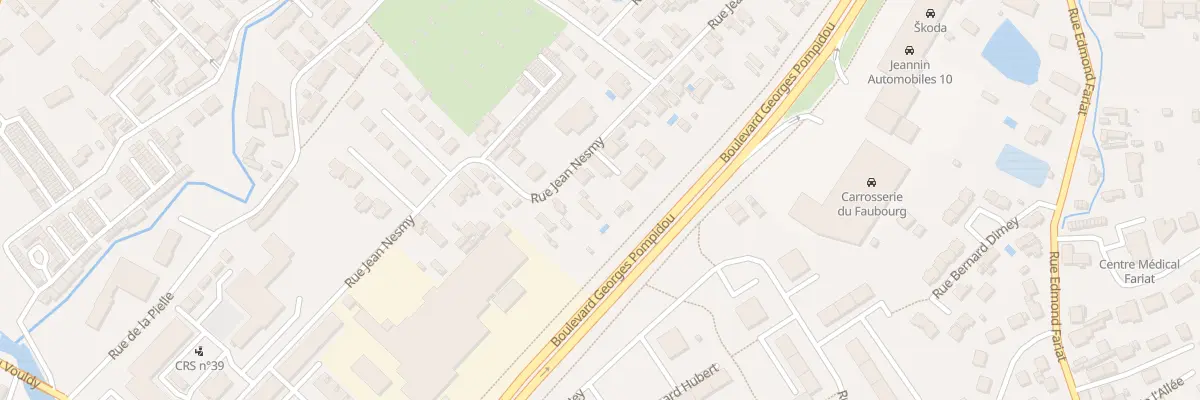 Plan du 28 Rue Jean Nesmy à Troyes