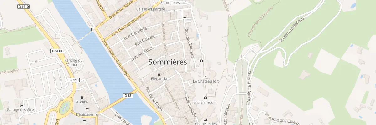 Plan du 13 Rue de la Monnaie à Sommières
