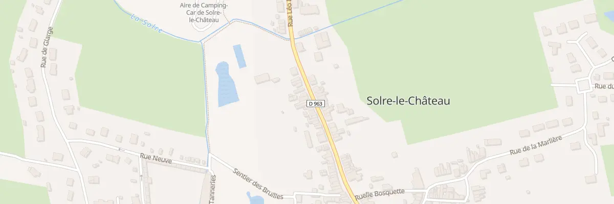 Plan du 78 Rue Leo Lagrange à Solre-le-Château