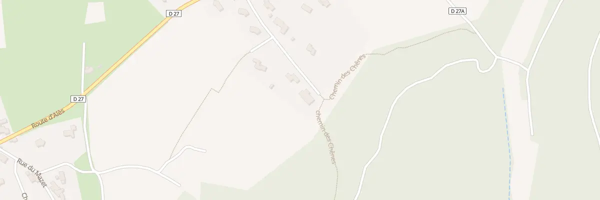 Plan du 208 Chem de Campernaud à Saint-Théodorit