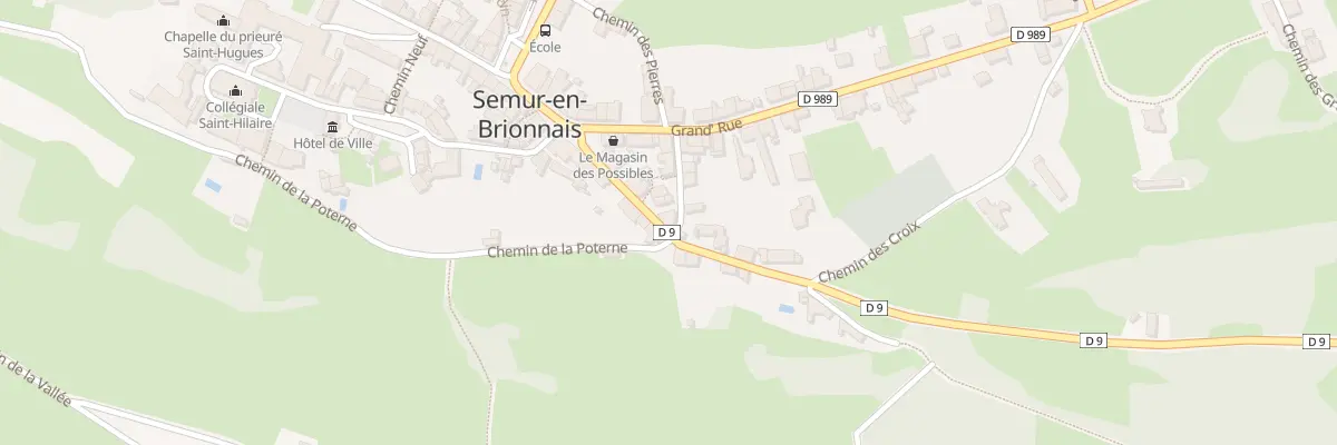 Plan du 5080 Rue de la Perrière à Semur-en-Brionnais