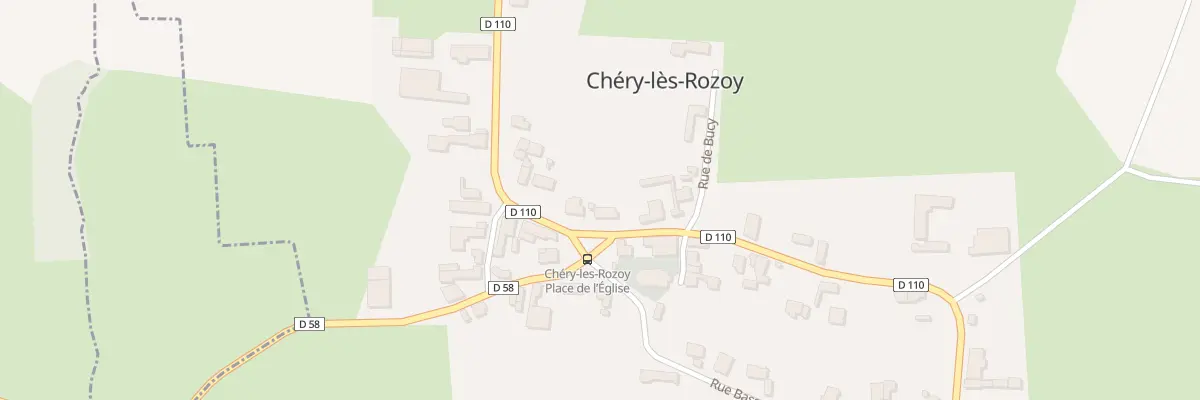 Plan du 2 Vc Place à Chéry-lès-Rozoy