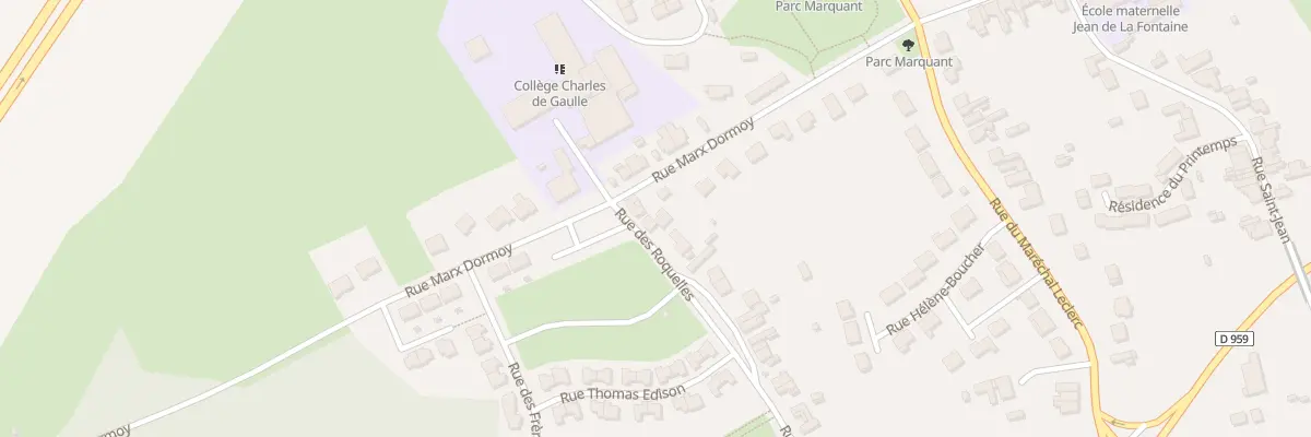Plan du 447 Rue des Roquelles à Liessies