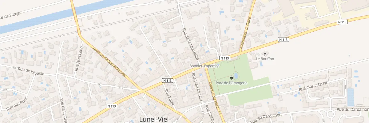 Plan du 674 Av de la République à Lunel-Viel