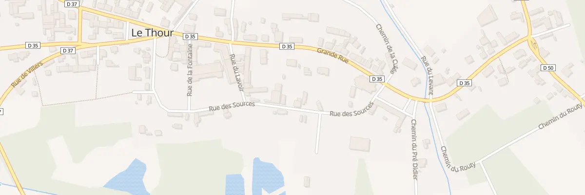 Plan du 5107 Le Thour Haut au Thour