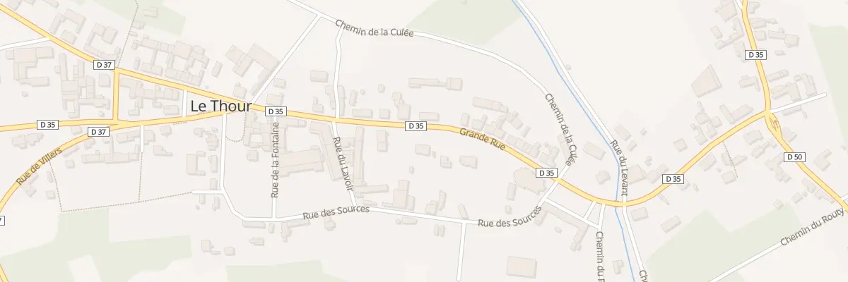 Plan du 3 Grande Rue au Thour