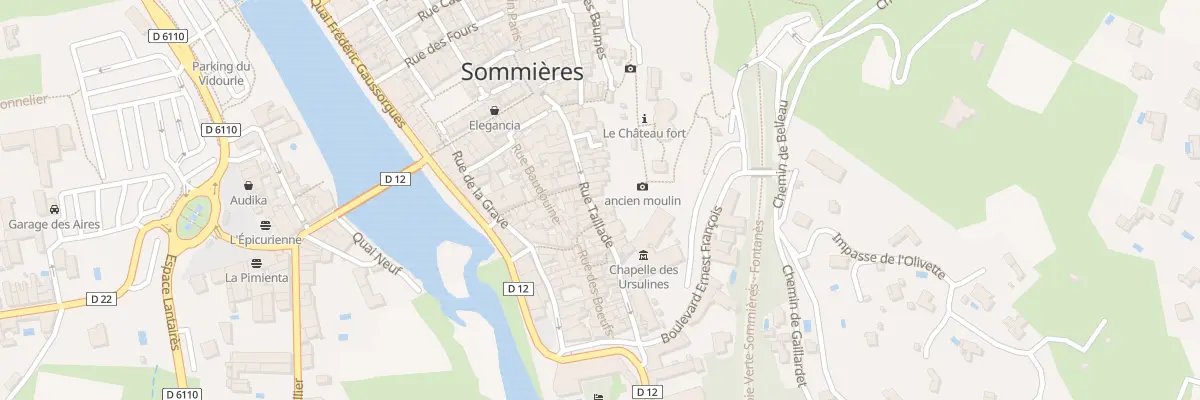 Plan du 33 Rue Taillade à Sommières