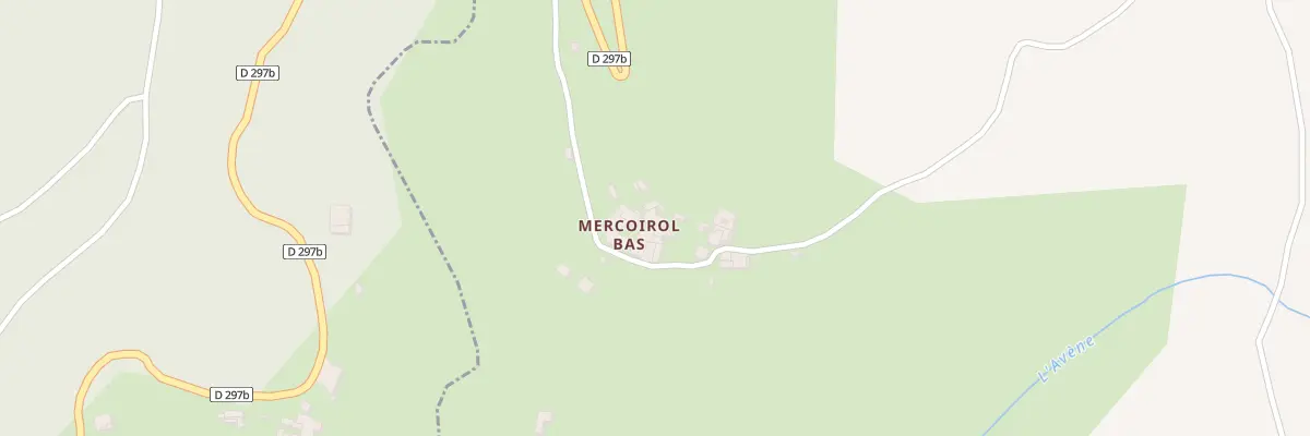 Plan du 5425 Mercoirol à Saint-Florent-sur-Auzonnet
