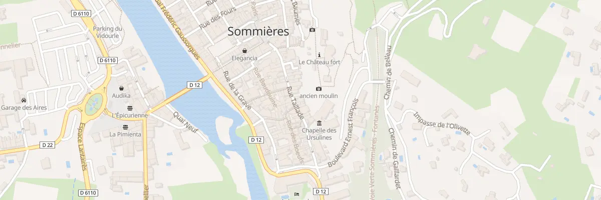 Plan du 35 Rue Taillade à Sommières