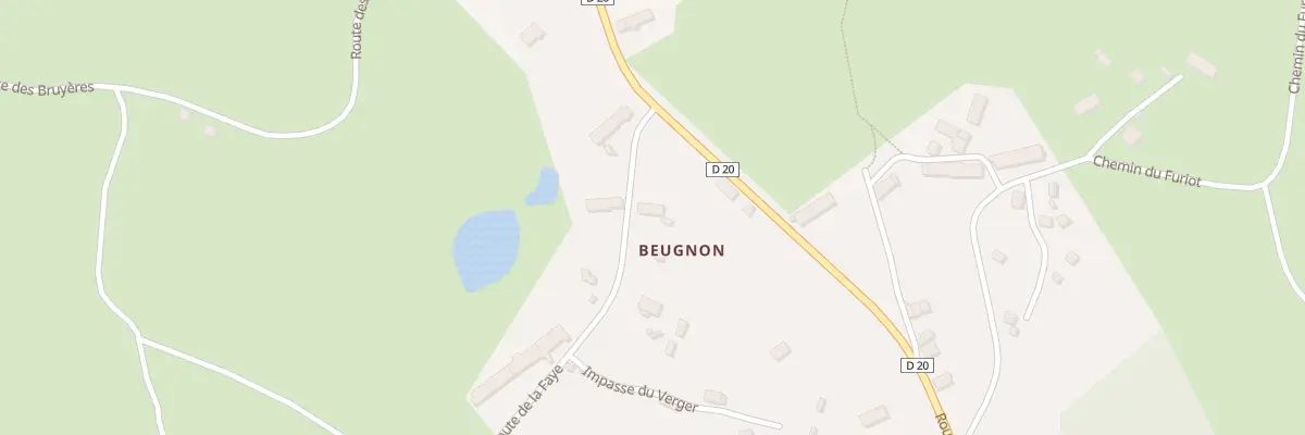 Plan du 89 Rte de la Faye à Saint-Brisson