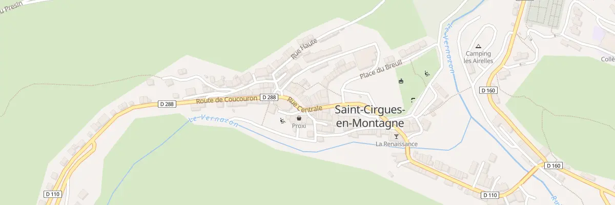 Plan du 5075 Rue Centrale à Saint-Cirgues-en-Montagne