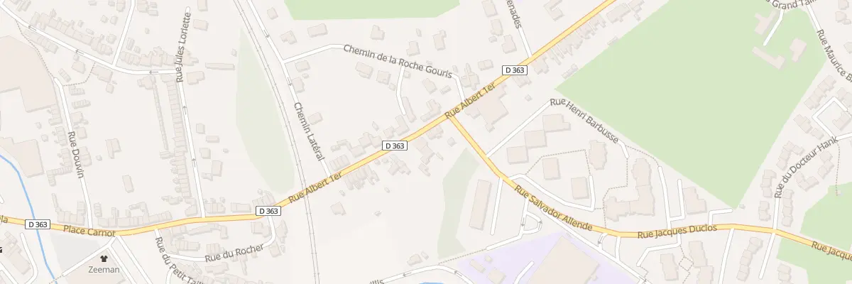 Plan du 50 Rue Albert 1er à Hirson