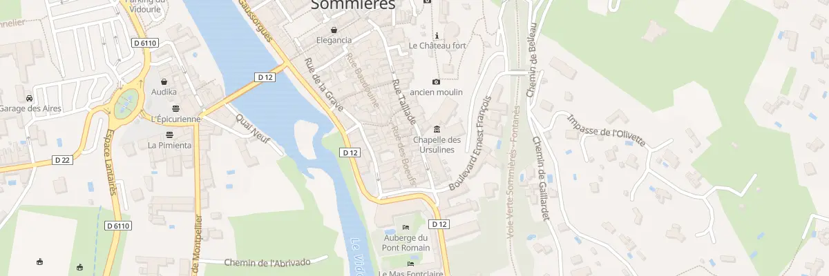 Plan du 46 Rue Taillade à Sommières