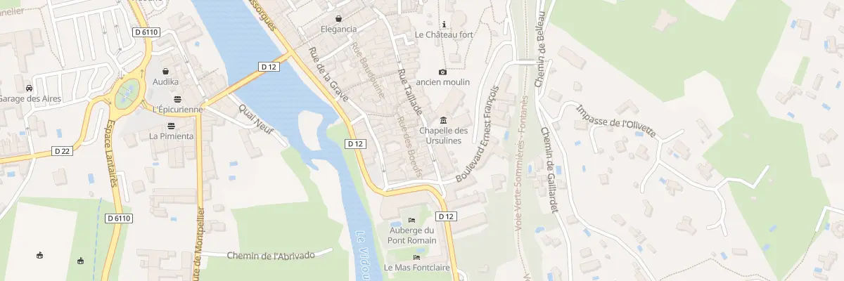 Plan du 52 Rue Taillade à Sommières