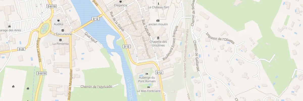 Plan du 64 Rue Taillade à Sommières