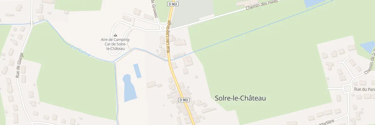 Plan du 61 Rue Leo Lagrange à Solre-le-Château