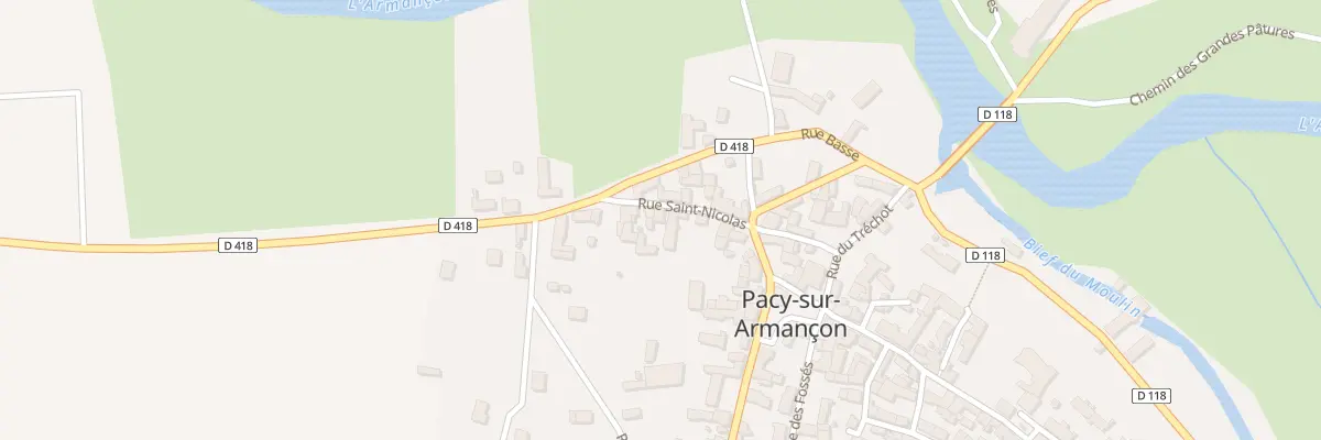 Plan du 7 Rue St Nicolas à Pacy-sur-Armançon