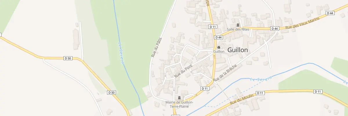 Plan du 14 Rue du Presbytère à Guillon-Terre-Plaine