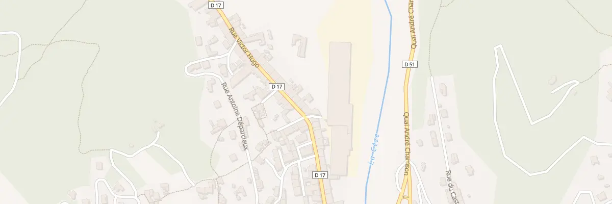 Plan du 3 Rue Victor Hugo à Bessèges