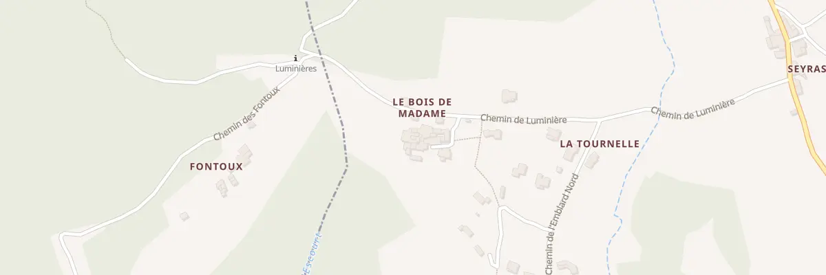 Plan du 475 Che de Luminiere aux Salelles
