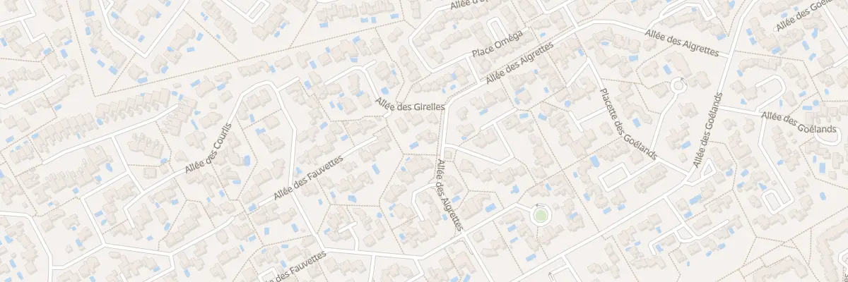 Plan du 23 All des Aigrettes à La Grande-Motte