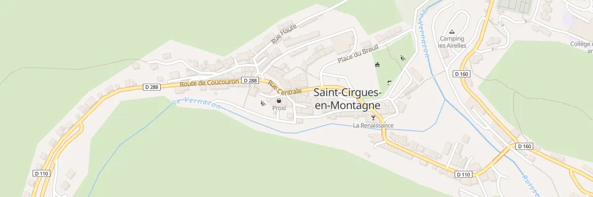 Plan du 5097 Rue Centrale à Saint-Cirgues-en-Montagne