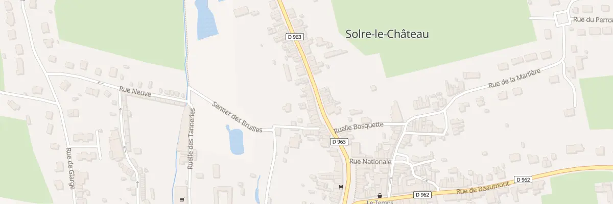 Plan du 38 Rue Leo Lagrange à Solre-le-Château